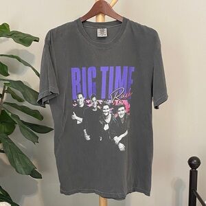 Comfort Colors Gray T-Shirt with Purple Print